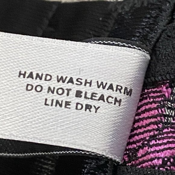 CHANTAL THOMASS Victoria Secret Women Underwire Bra Sz 34C Pink Black Lace 2-27 - Picture 8 of 8